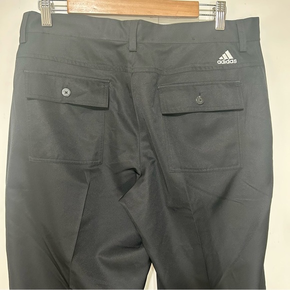 Adidas ClimaLite Black 4 Pocket Lightweight Golf Chino Athletic Pant Sz 32X32. - Picture 4 of 12